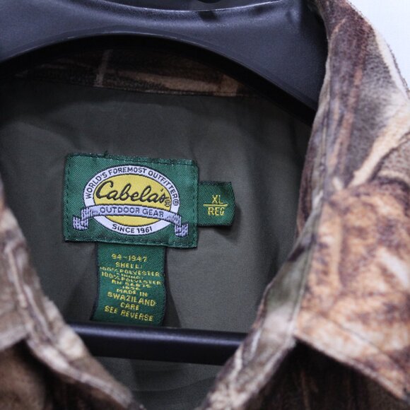 Cabela's Men's Camouflage Shirt - Brown and Green - Picture 2 of 10